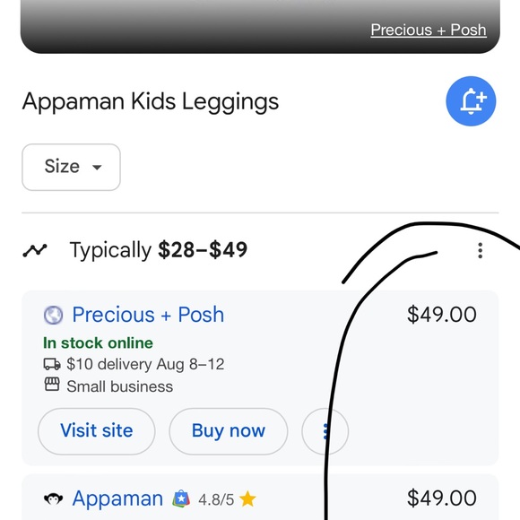 🌈🌈APPAMAN metallic rainbow shiny legging NWT- size 8/10-10/12 🌈🌈 - Picture 6 of 9